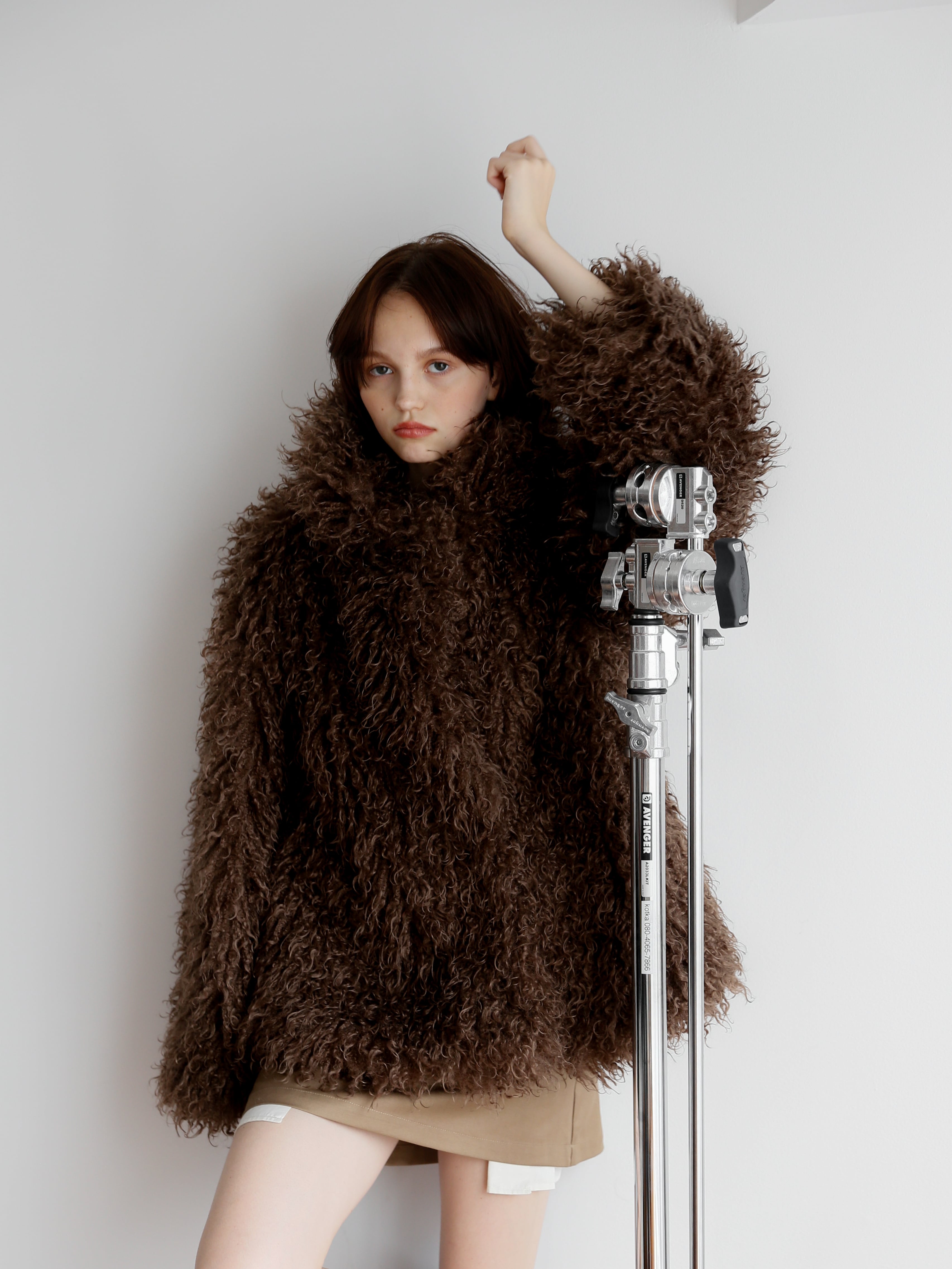 curly eco fur coat | Katrin TOKYO curly eco fur coat | Katrin TOKYO