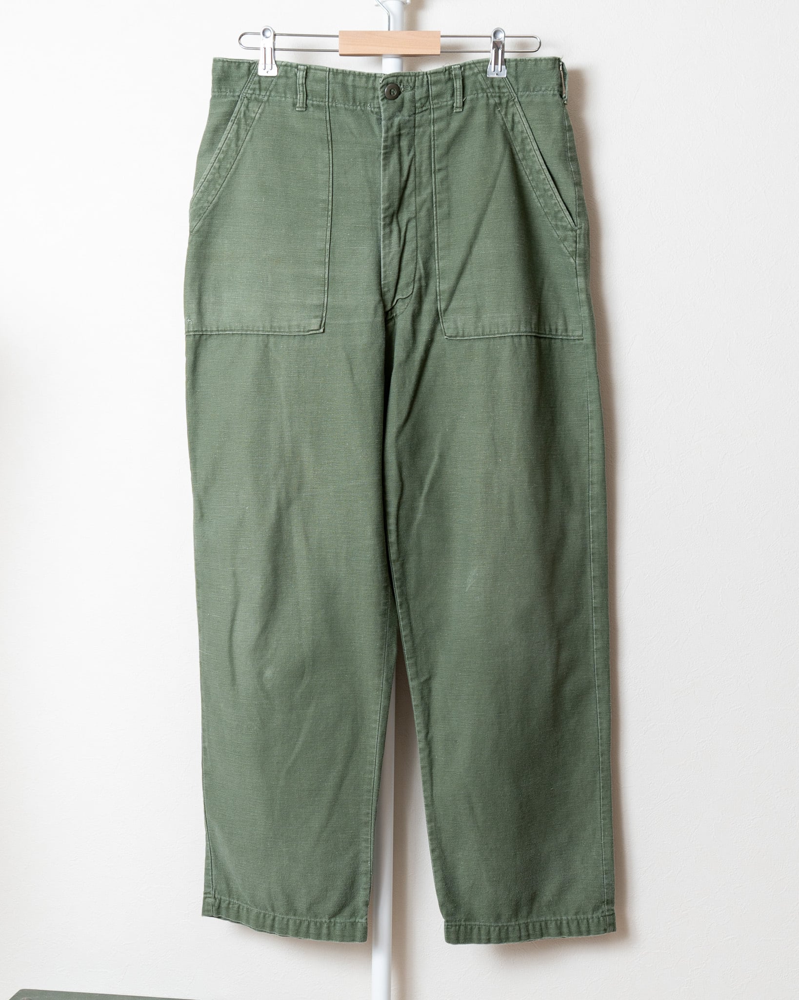 36×33】U.S.Army Utility Trousers OG-107 実物 米軍 ベイカーパンツ