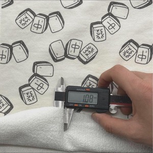 ★NY358 ◆1m◆綿100%裏毛ニット生地◆オリジナルプリント