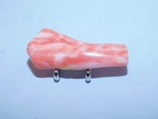 珊瑚帯留 coral obi sash clip