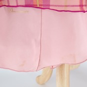 社交ダンス 衣装 チャコット Chacott 日本製 トップス ブラウス スカート ツーピース セットアップ ピンク系 パープル系 ピンク 紫 黄色 チェック 柄 模様 ダンス パーティ 発表会  可愛い おしゃれ 女性用 チェック柄 フェミニン