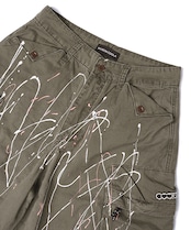 【先行販売】ペイントカーゴハーフパンツ CQ-48002