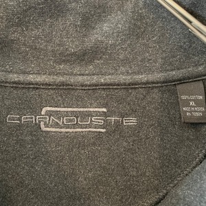 【CARNOUSTE】ハーフジップ スウェット プルオーバー 無地 プレーン XL ビッグシルエット US古着