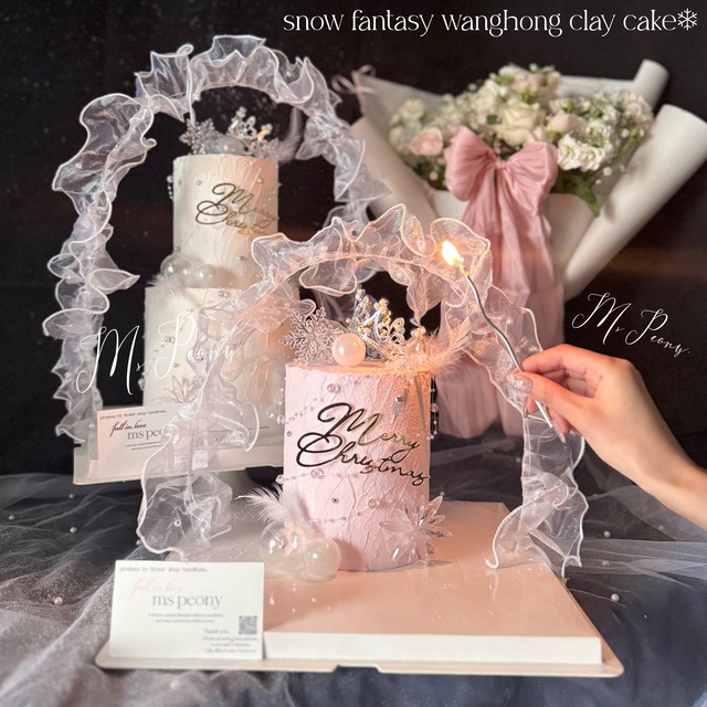 snow fantasy wanghong clay cake❄︎