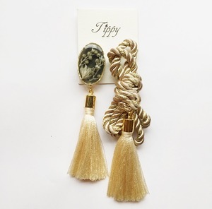 rope tassel pierce / earring