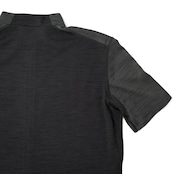 バックメッシュ・アクティブメリノ・ジップアップ・Tシャツ