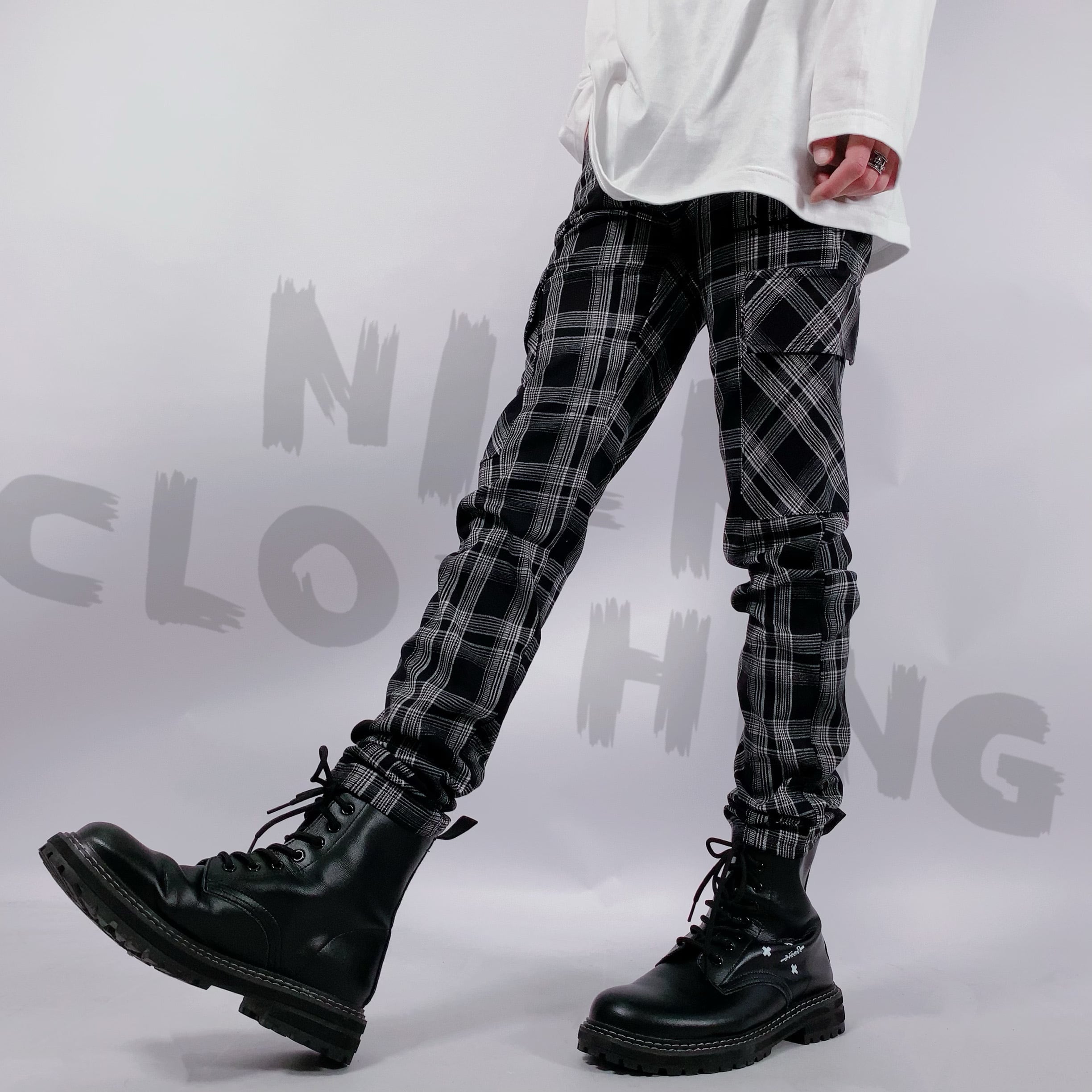 6POCKET CHECKERED PANTS | NIER CLOTHING