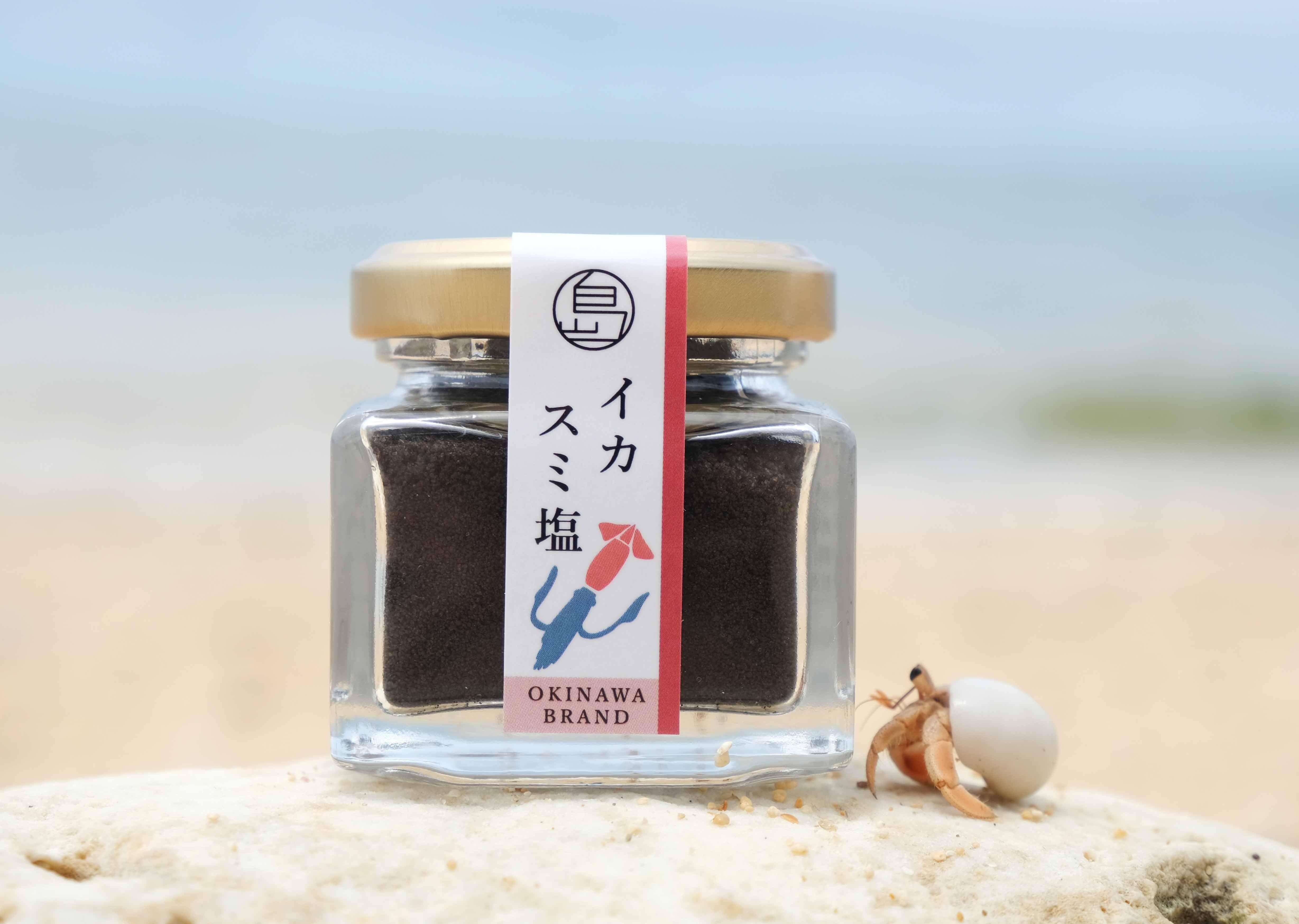 イカスミ塩瓶40g OKINAWA BRAND | 南の島恵み農園 OKINAWA BRAND