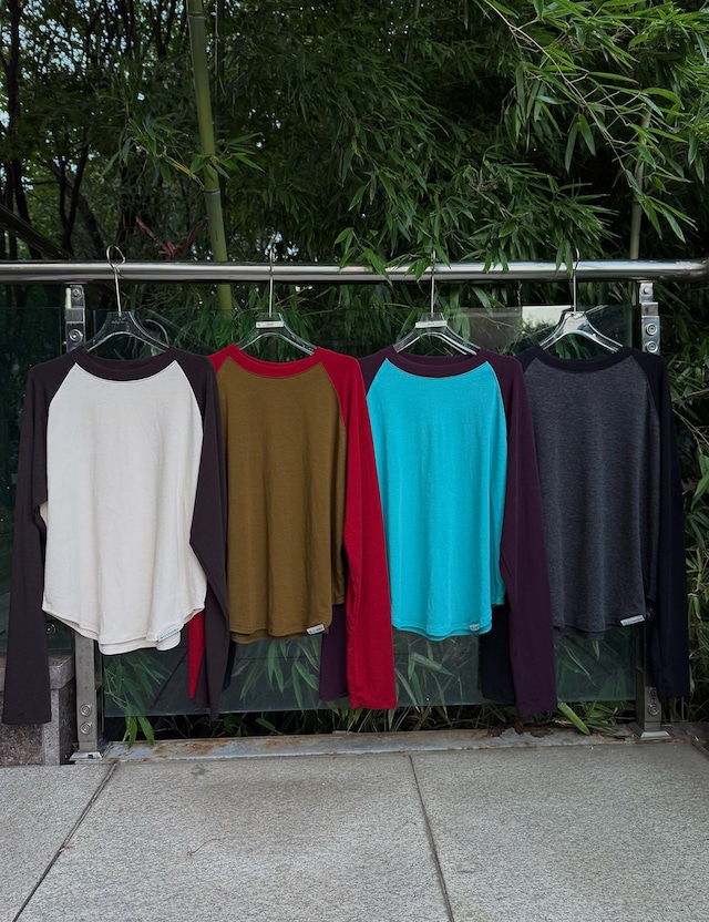 【新作5％OFF・3日間】Raglan-Sleeve Tops_4colors