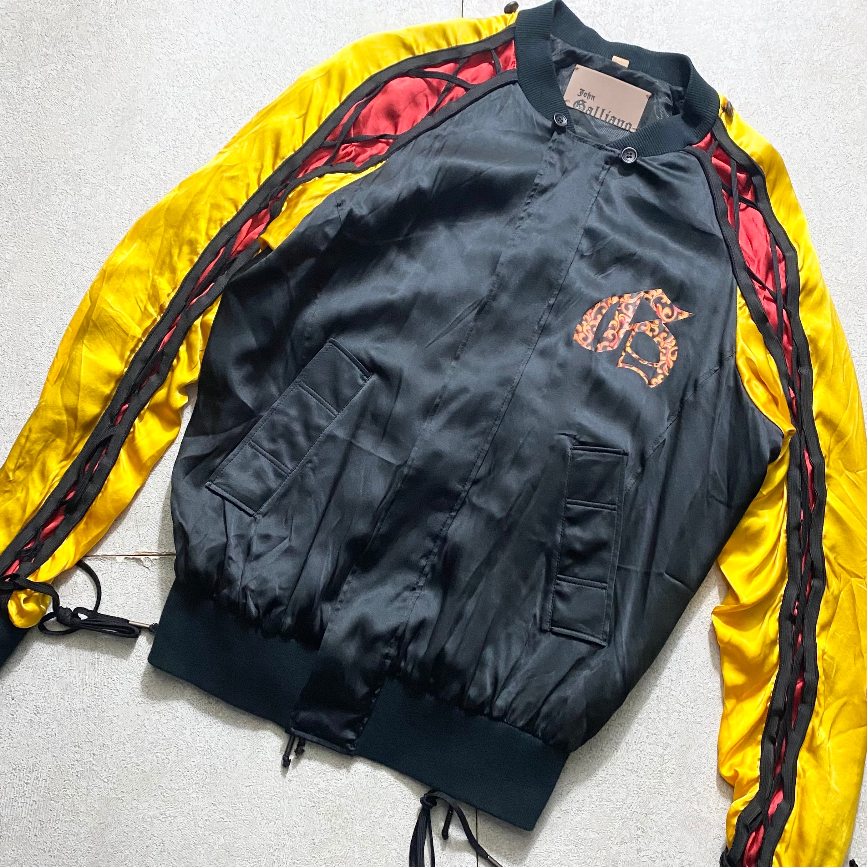 JOHN GALLIANO silk blouson | NOIR ONLINE