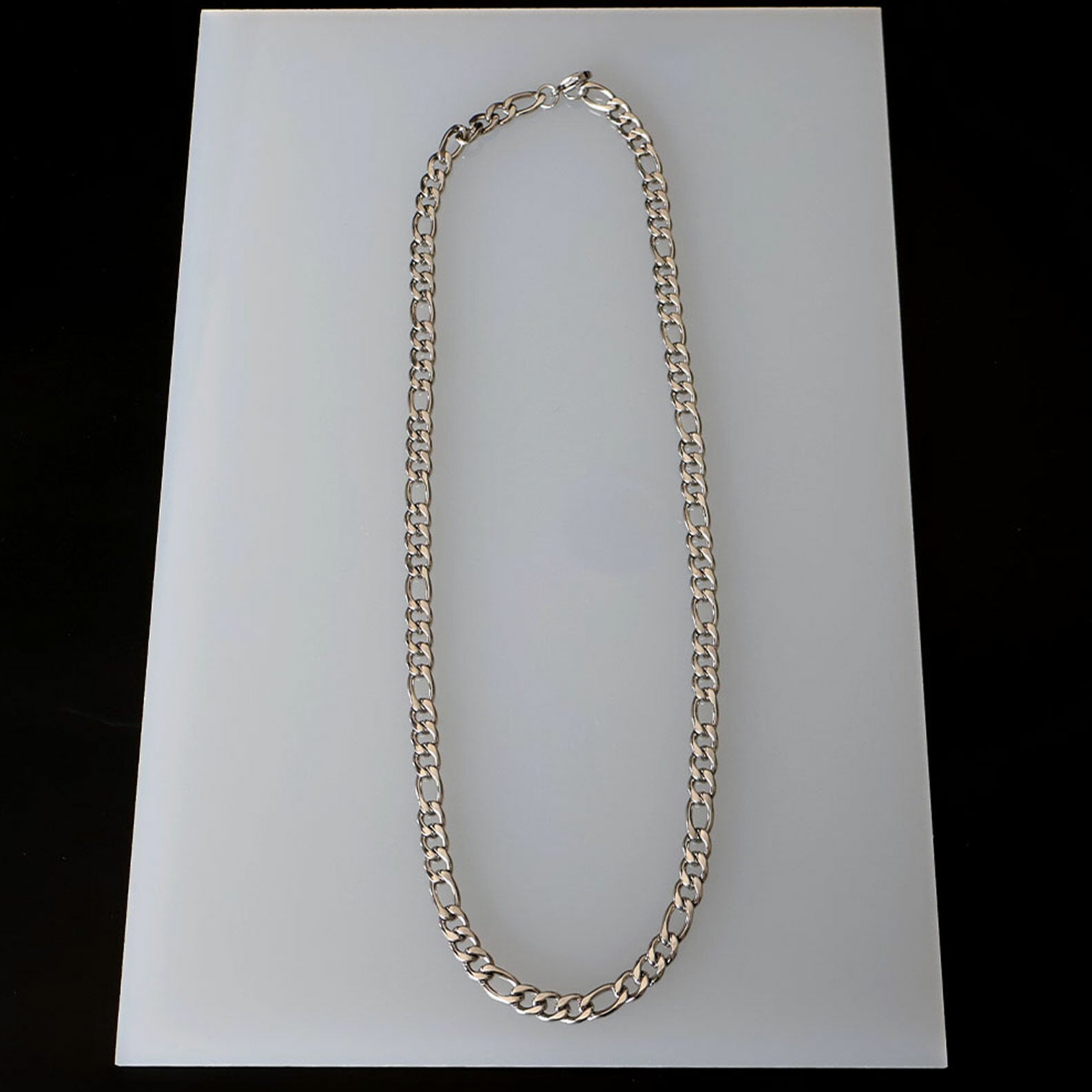 【SELECT】unisex サージカルステンレス 316L　フィガロチェーン　ネックレス　金属アレルギー対応　韓国製