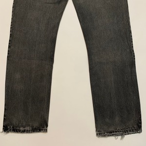 6167  Levi's リーバイス 505 ブラックデニム W36