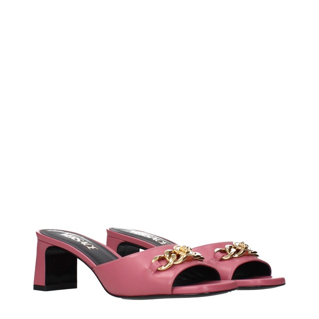 VERSACE ヴェルサーチ レディース サンダル レザー ピンク