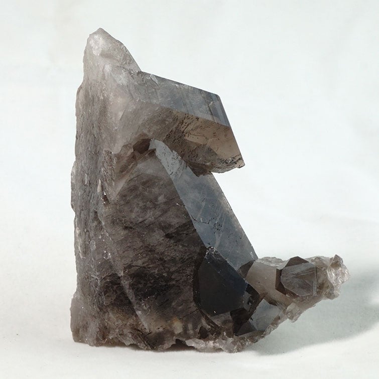 スモーキークォーツ クラスター モリオン 黒水晶 煙水晶 原石 ブラジル産 一点物 272-132