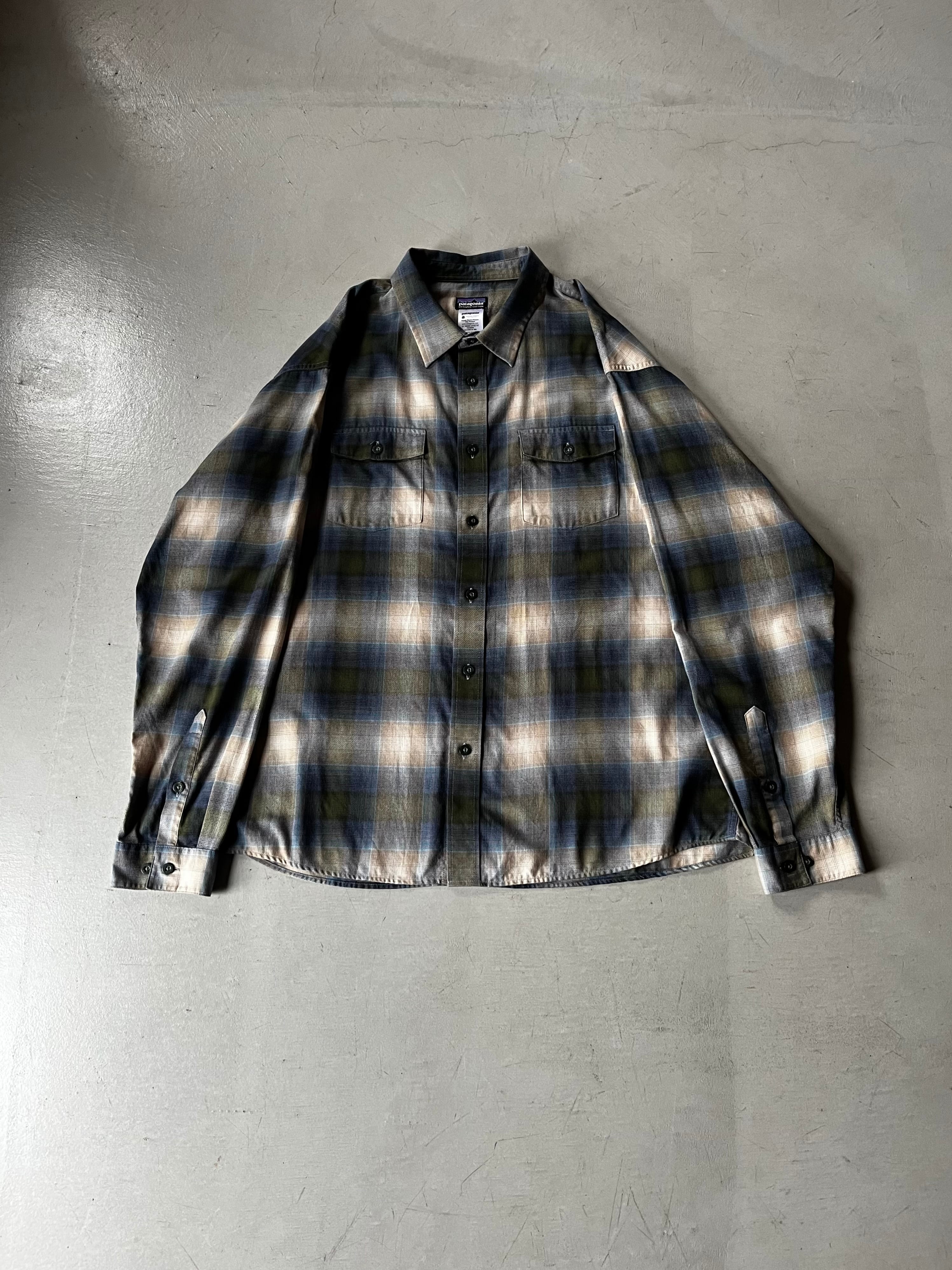 パープルブルー×オリーブM：patagonia パタゴニア オンブレ シャドー