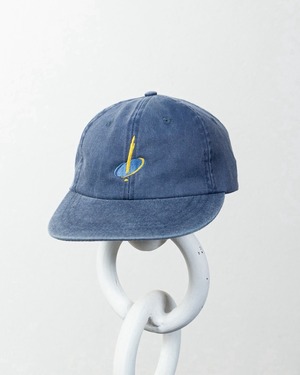 good faded embroidery cotton cap / COLOR:BLUE