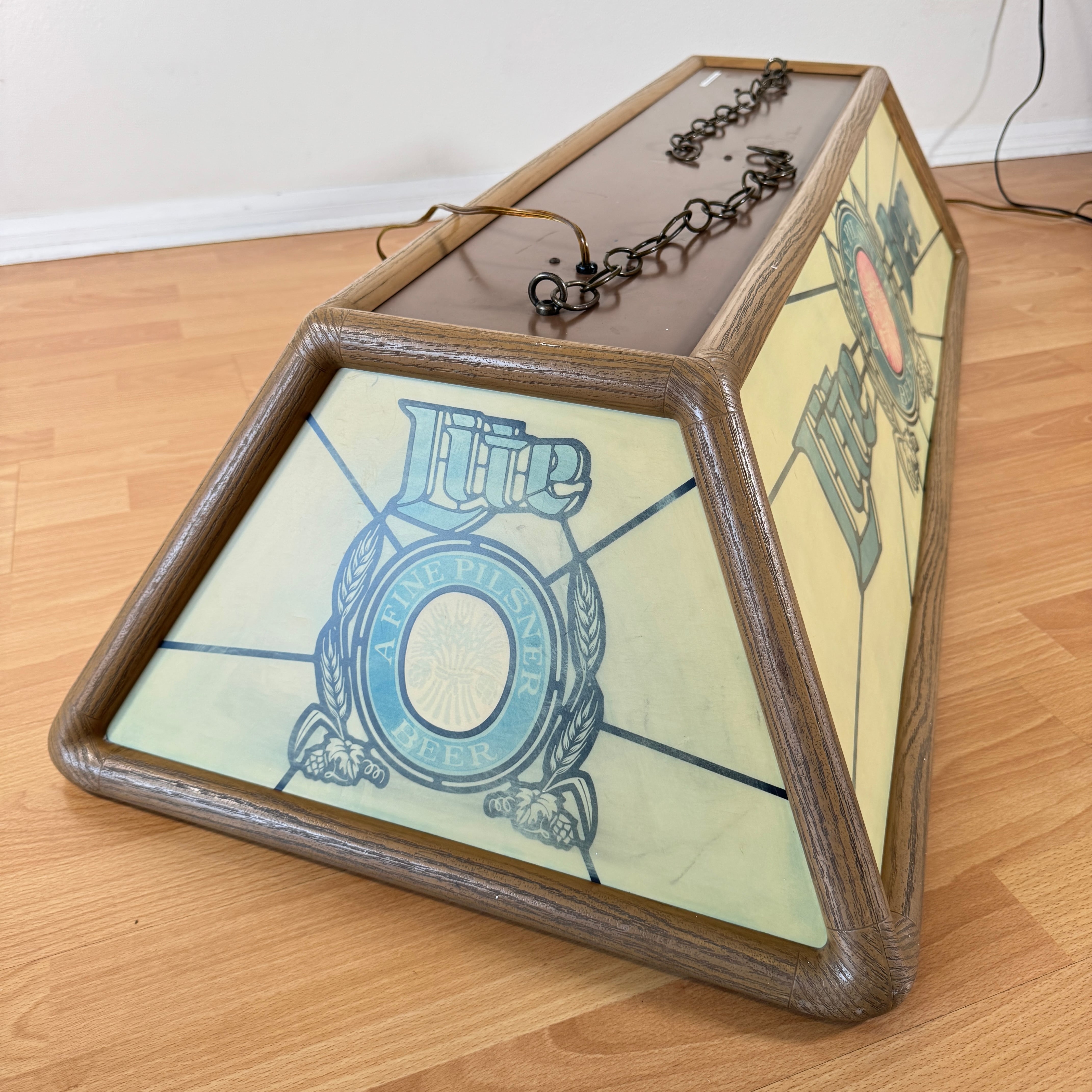 2126【1986年製】ビンテージ プールランプ Lite ビールライト