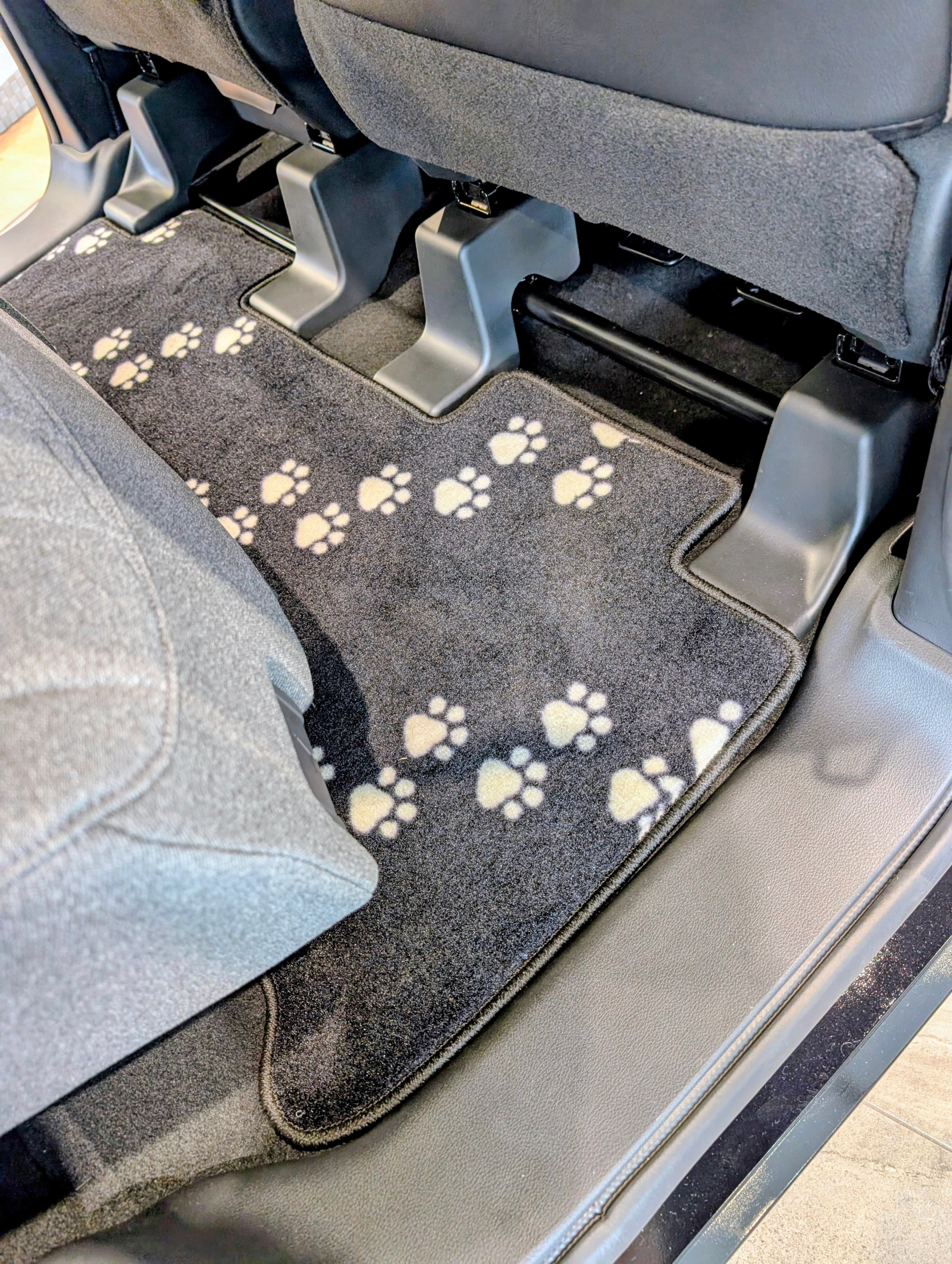 MDF 超新型デリカミニ専用 フットデザインフロアマットセット