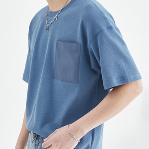 ポケット付きワッフルTシャツ　MT0110008