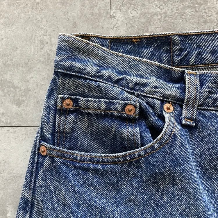 W33 L32】90's US.Levis 501 リーバイス ノックスビル工場(532) ボタン