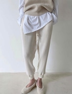 【新作5%OFF・3日間】Chunky Rib-knit Joggers_2colors