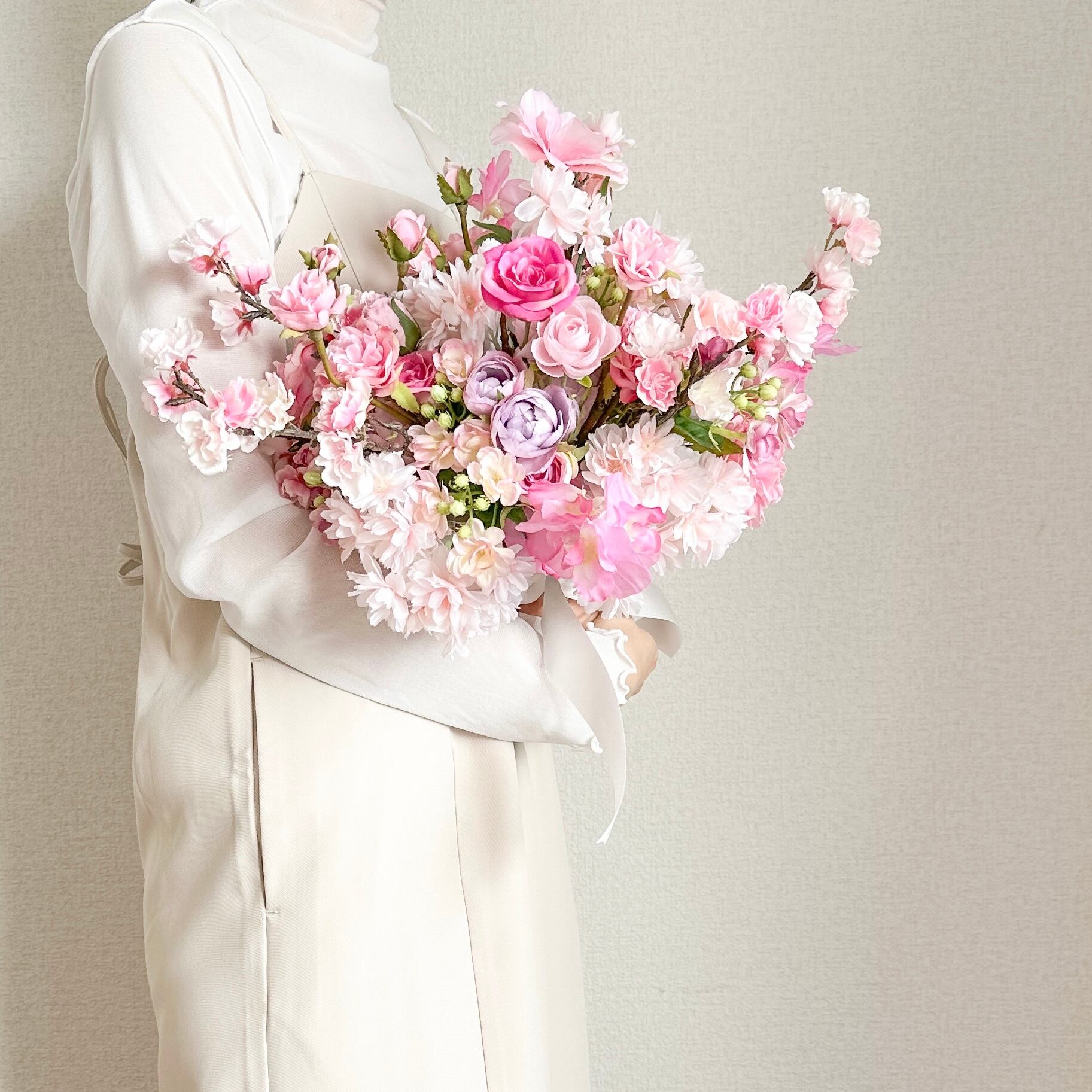 桜ブーケ☆ブートニア付 | Pay ID