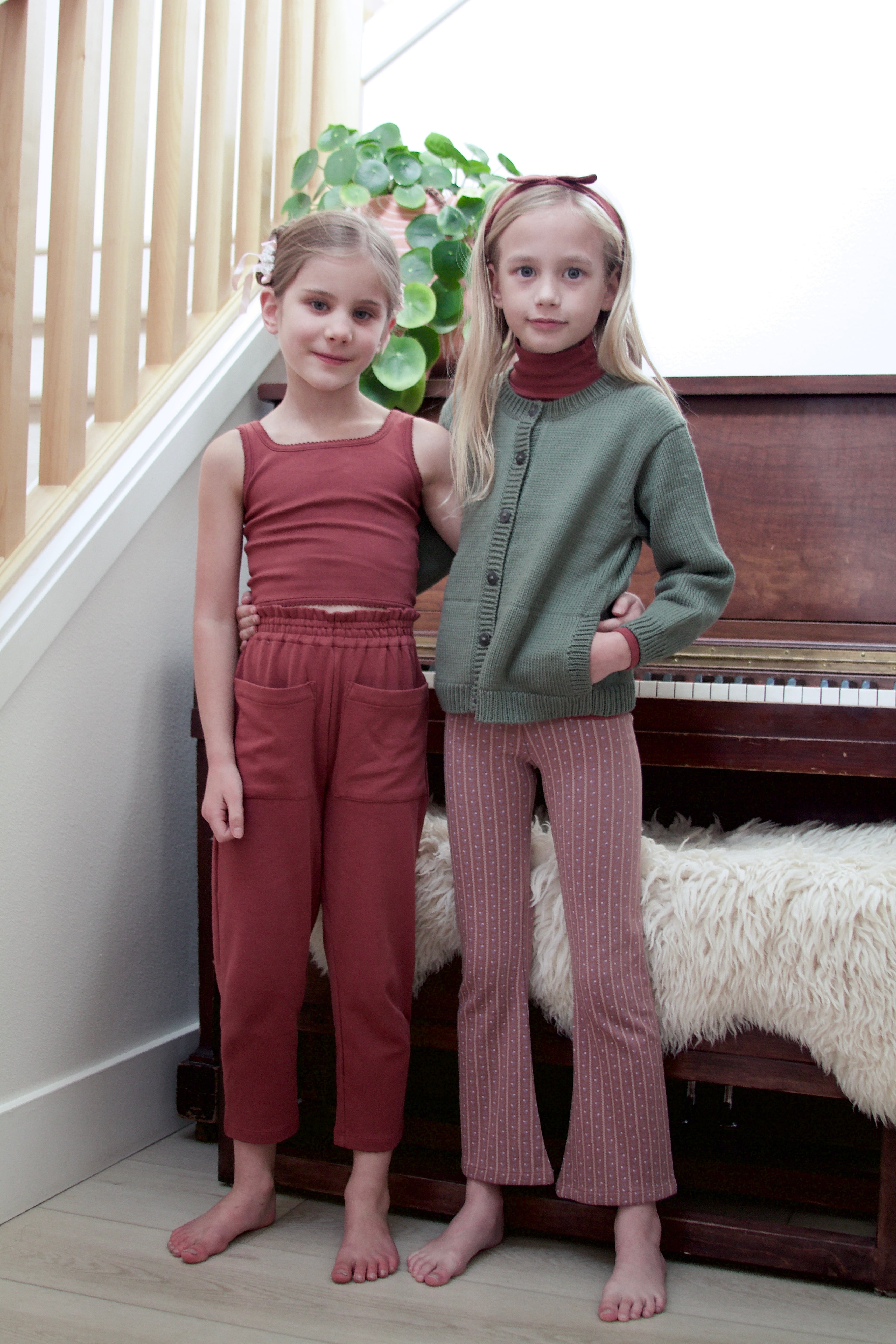 【即納】iver and isla / pima flare pant / wallpaper lace floral