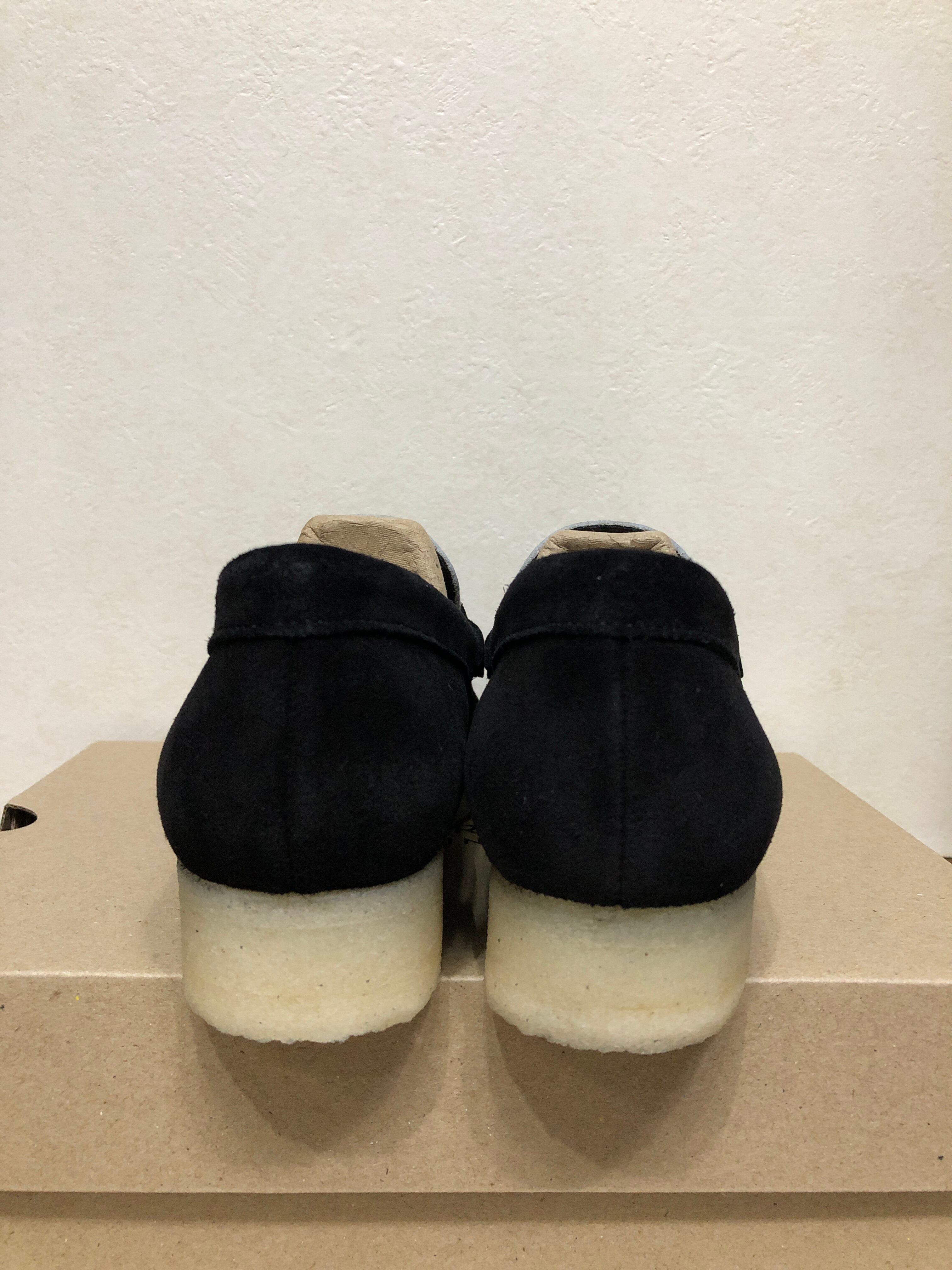 070522○ 未使用 Clarks Wallabee Loafer Cow Print HairOn 41 25.5cm 