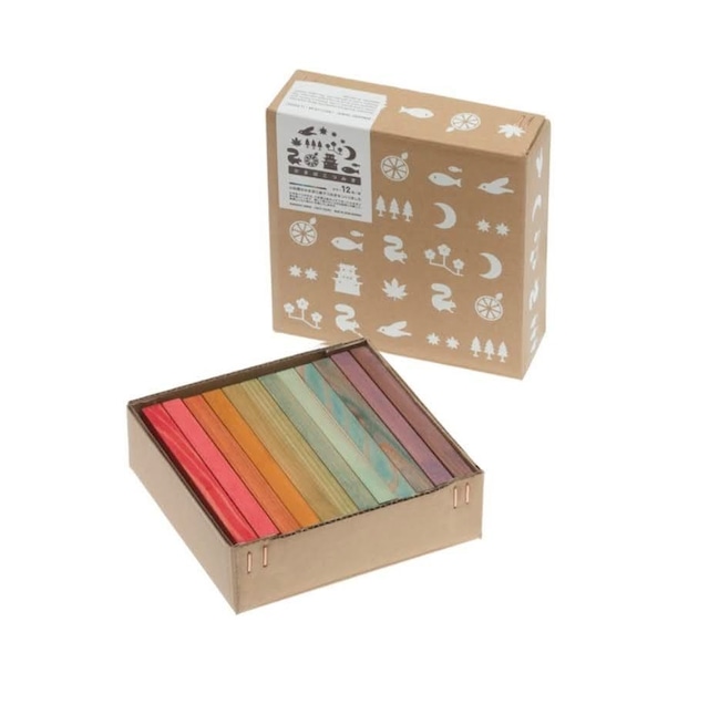 かまぼこつみき　12色　つみき　木製玩具　木製知育玩具　ファーストトイ　自然素材　ギフト　ベビーギフト　プレゼント　日本製