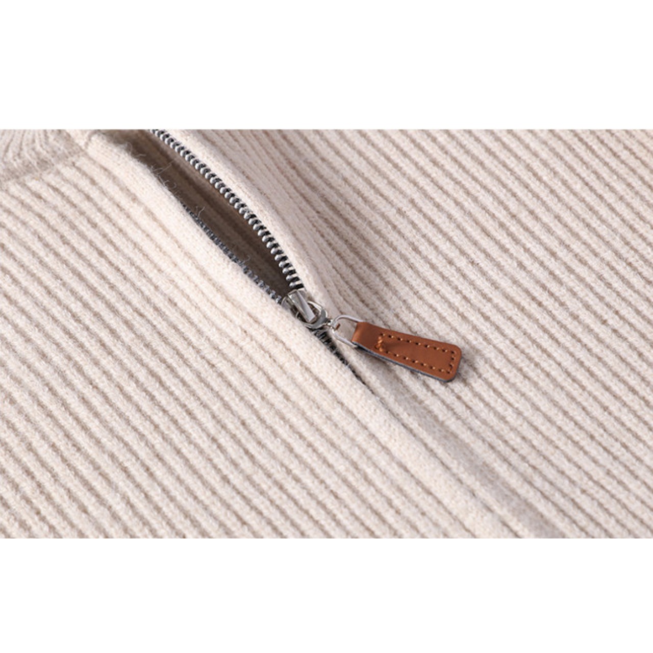 スタンドカラーニットジップカーディガン　TB1777・画像8