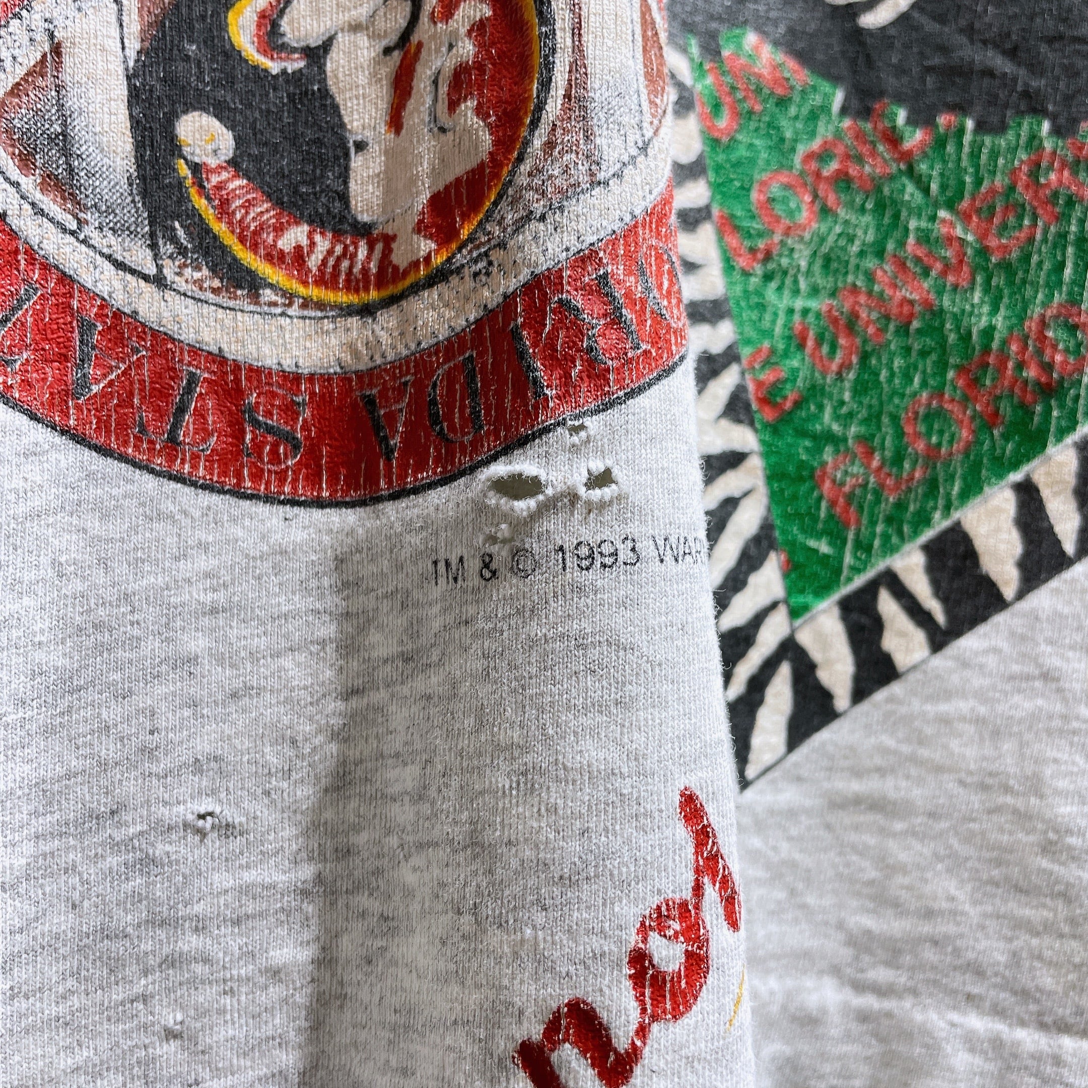 1993s ” Tazmanian Devil ” Both sides printed vintage SS Tee (made in usa)