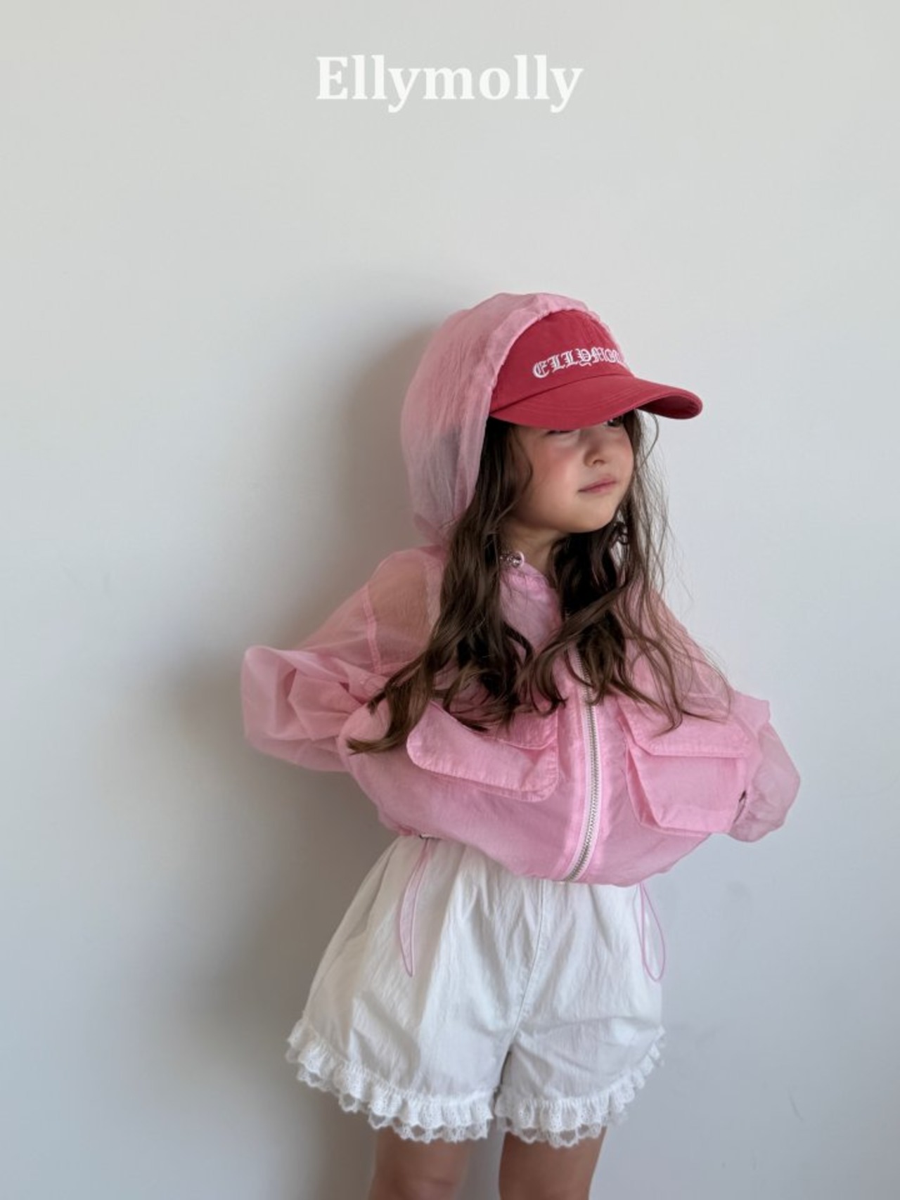 [ELLYMOLLY] Hats Ball Cap / [엘리몰리] 하츠볼캡