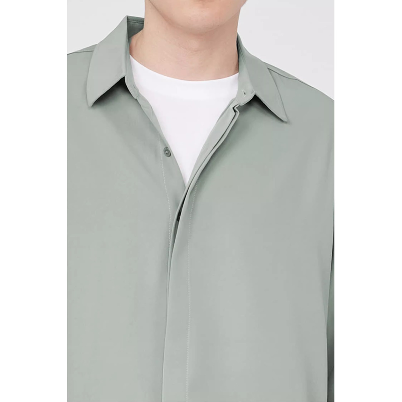 ストレートシルエット ロングスリーブシャツ af0320