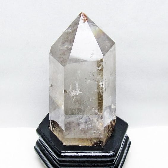 1.4Kg グリーンファントム 六角柱 台座付属 一点物 152-3914