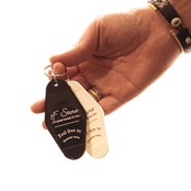 one f KEYTAG "Black & White"