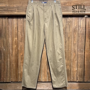 1990's～  POLO by Ralph Lauren CHINO PANTS【サイズ表記 W36】1990年代～ ポロ ラルフローレン ツータック チノパンツ コットン チノ ポロチノ (7)