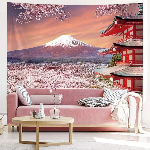 壁掛け タペストリー 日本 Japan サクラ 桜 櫻 Cherry blossom Sakura