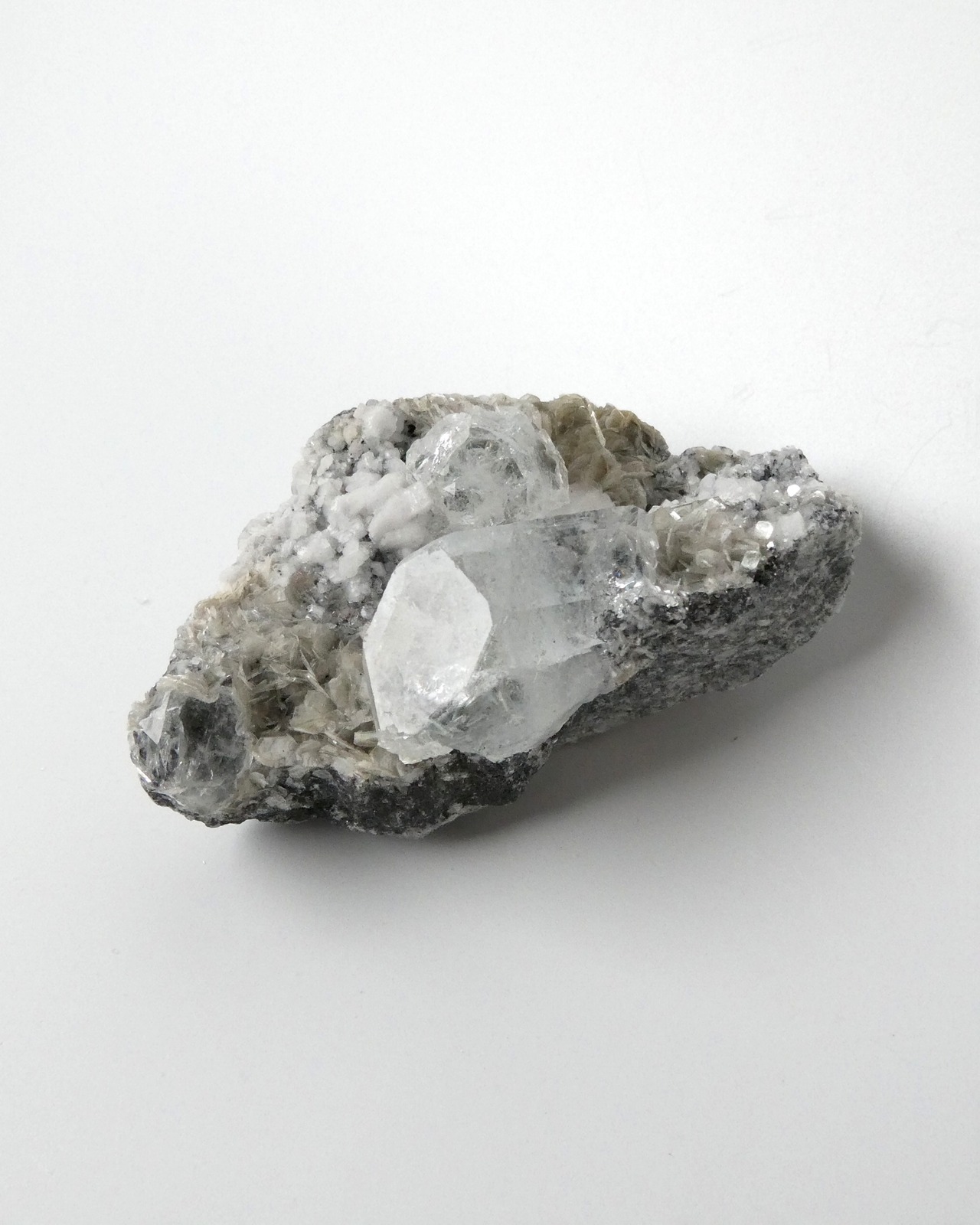 Aquamarine with Mica アクアマリン原石 ⭓ 雪嶺 ⭔ MINERAL・原石＆鉱物