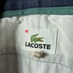 80s〜90s EUR規格LACOSTE 2タックワイドスラックス
