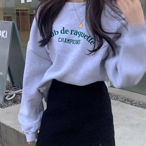 lettering color sweat HD0046