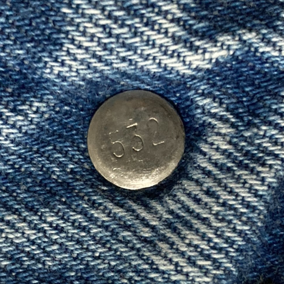 W36 L32】90's US.Levis 501 リーバイス ノックスビル工場(532) ボタン