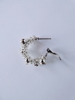 夏季限定！！random beads clear hoop pierce/earrings