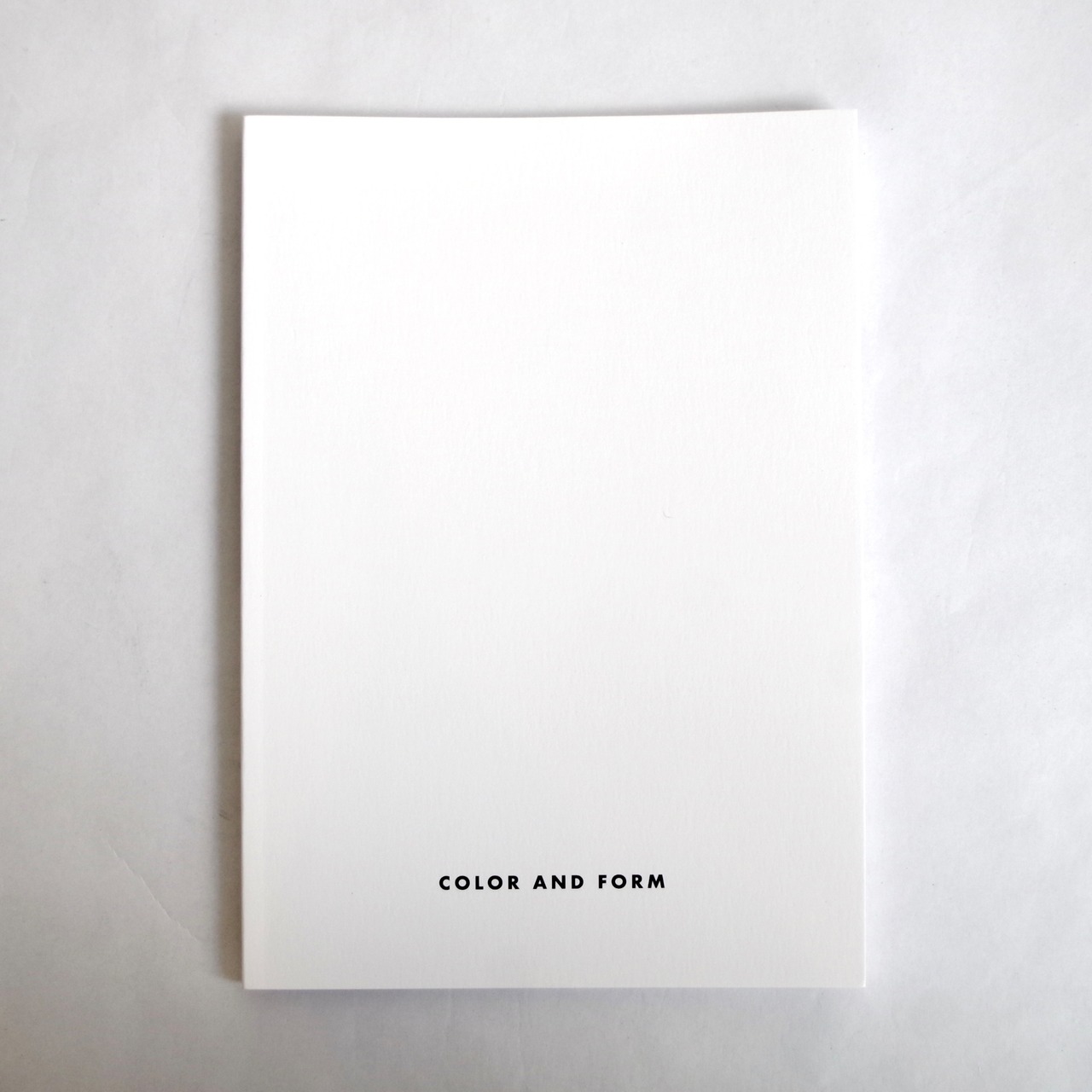 PERSONAL MATTERS PROJECT N°14 PHOTO BOOK / COLOR AND FORM