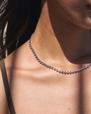 316L Simple chain necklace［silver］#n148