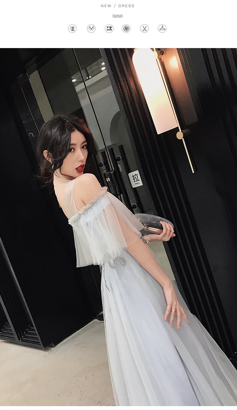 カラードレス 結婚式/前撮り/二次会など <シャンパングレー Size カラードレス 結婚式/前撮り/二次会など <シャンパングレー Size