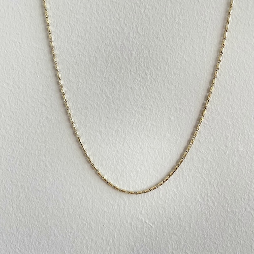 【14K-3-21】20inch 14K real gold chain necklace