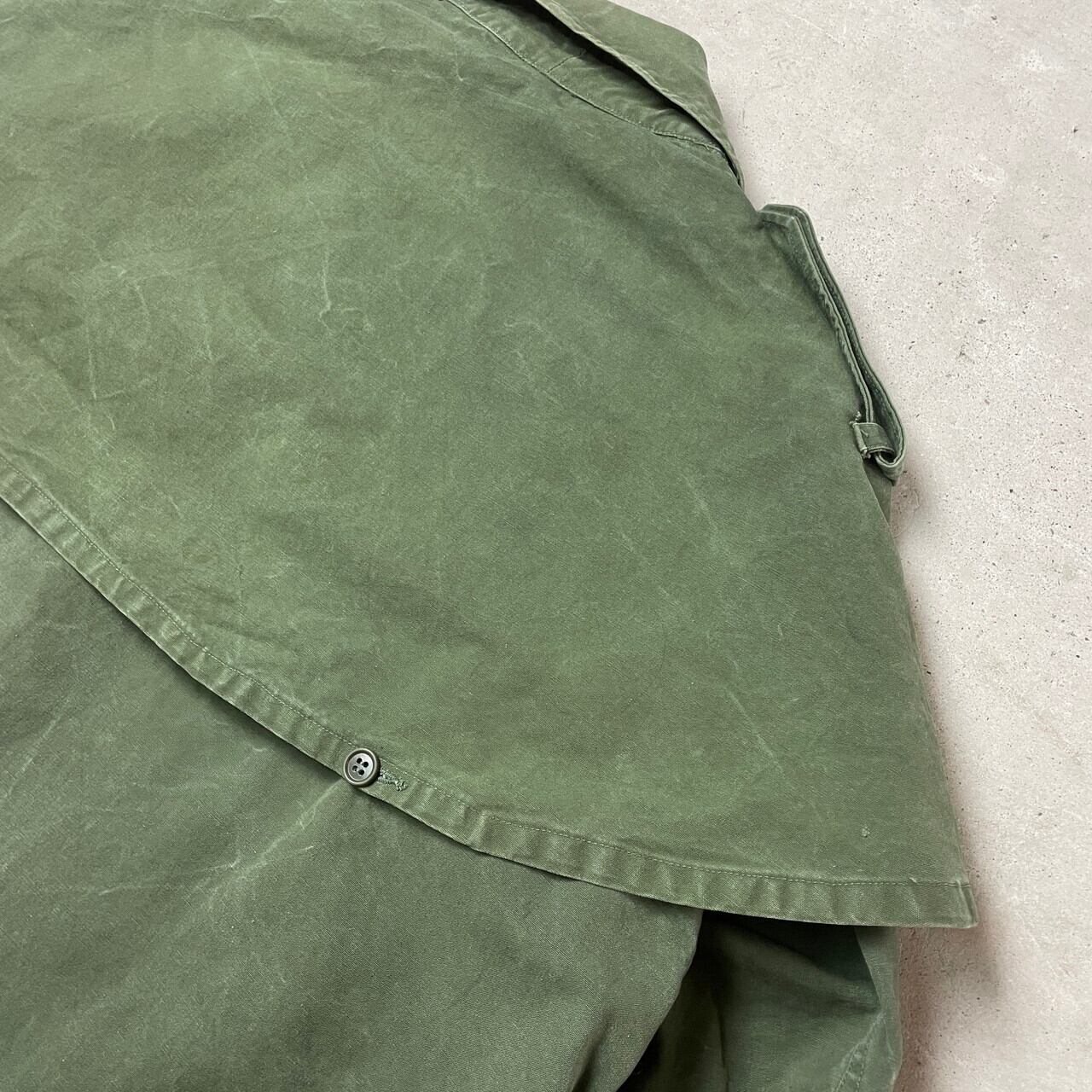 50〜60年代 フランス軍 フロックコート レインコート メンズL相当 古着