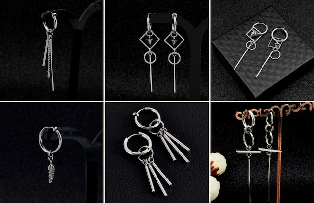 BTS Earrings SET No.1