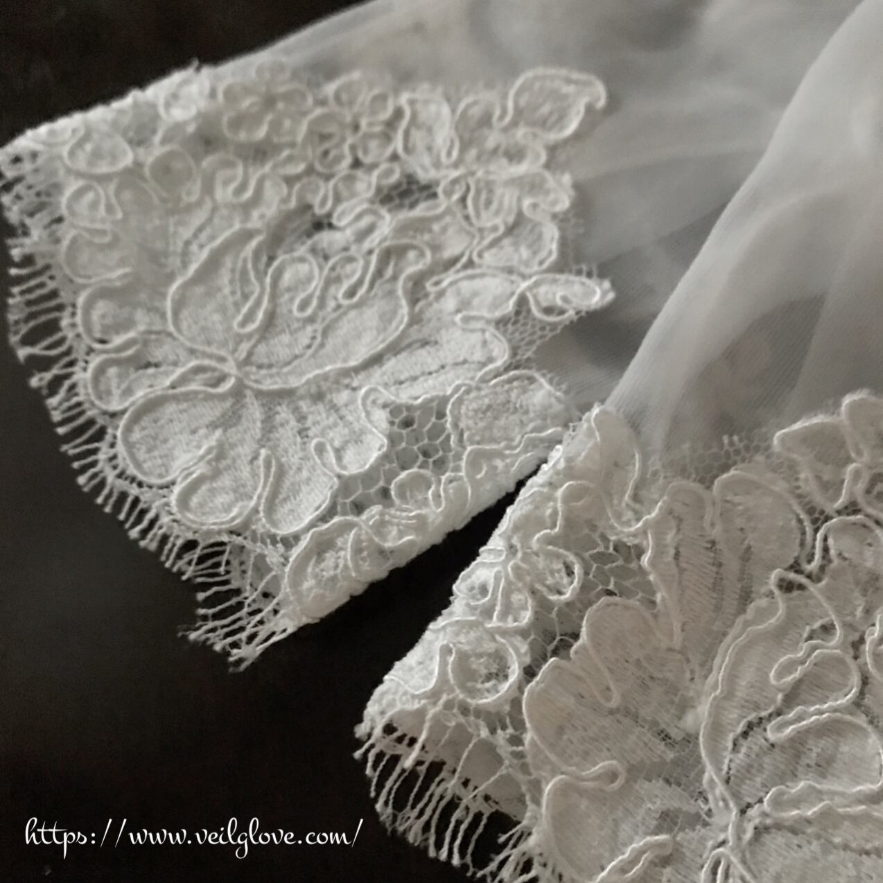 豪華リバーコードレースのショートグローブ 豪華リバーコードレースのショートグローブ