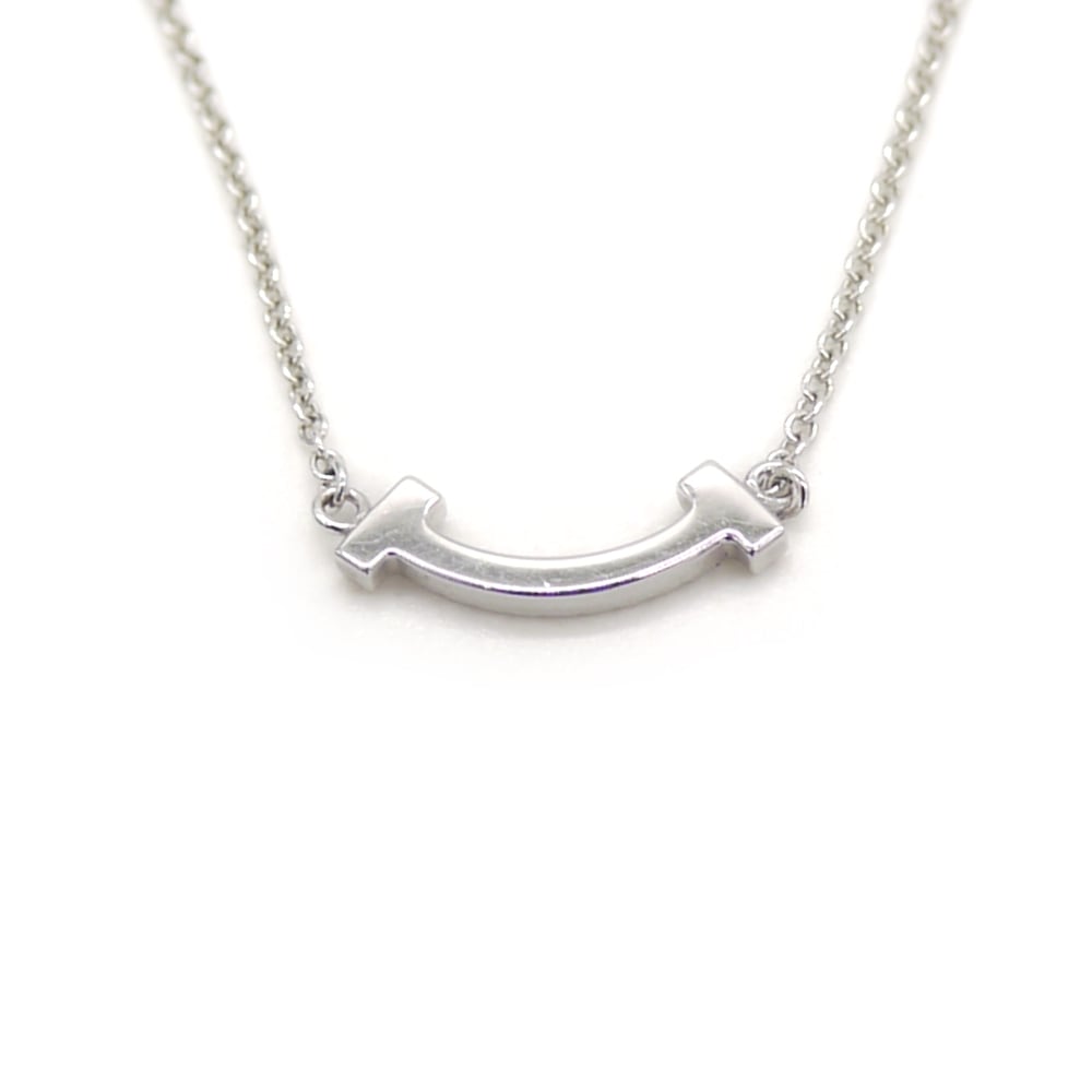 TIFFANY & Co. ティファニー Tスマイル ペンダント ミニ ダイヤモンド